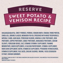 Natural Balance Pet Foods Limited Ingredient Reserve Canned Dog Food Sweet Potato & Venison 13-oz