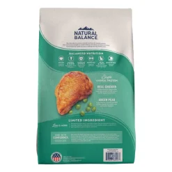 Natural Balance Pet Foods Limited Ingredient Grain Free Dry Cat Food Green Pea & Chicken 4-lb