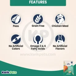Natural Balance Pet Foods Limited Ingredient Grain Free Dry Cat Food Green Pea & Chicken 4-lb