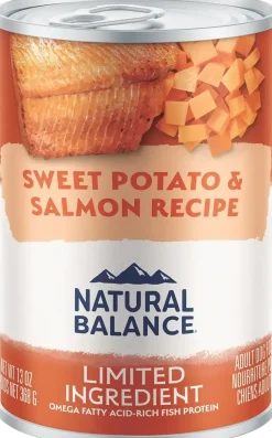 Natural Balance Pet Foods Limited Ingredient Canned Dog Food Fish & Sweet Potato 13-oz