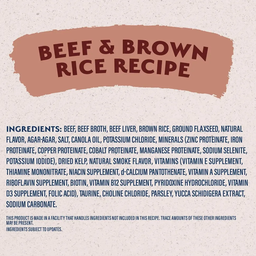 Natural Balance Pet Foods Limited Ingredient Canned Dog Food Beef & Brown Rice 13-oz