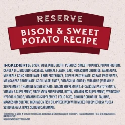 Natural Balance Pet Foods Limited Ingredient Reserve Canned Dog Food Bison & Sweet Potato 13-oz