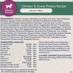 Natural Balance Pet Foods Limited Ingredient Grain Free Small Breed Dry Dog Food Chicken & Sweet Potato 12-lb