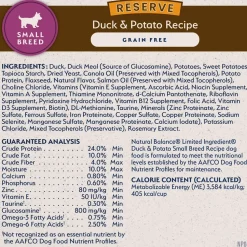 Natural Balance Pet Foods Limited Ingredient Reserve Grain Free Small Breed Dry Dog Food Duck & Potato 4-lb
