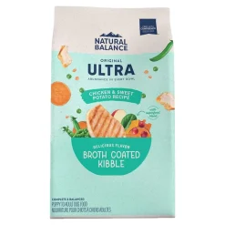 Natural Balance Pet Foods Original Ultra Broth Coated Dry Dog Food Chicken & Sweet Potato 4-lb