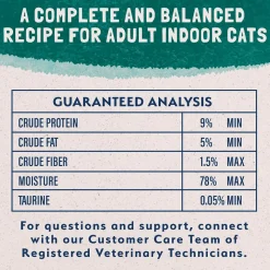 Natural Balance Pet Foods Original Ultra Indoor Canned Cat Food Chicken Formula 5.5-oz