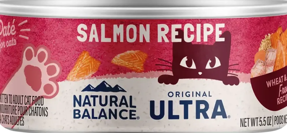 Natural Balance Pet Foods Original Ultra Canned Cat Food Salmon 5.5-oz