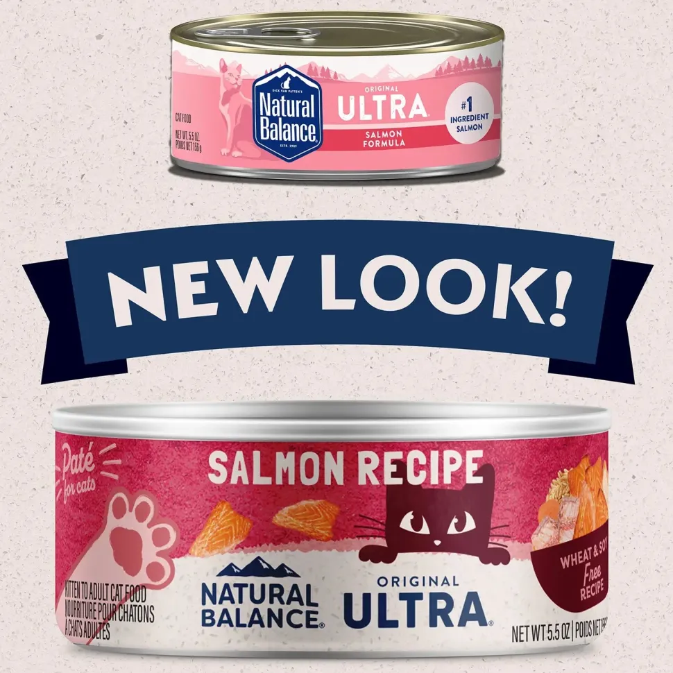 Natural Balance Pet Foods Original Ultra Canned Cat Food Salmon 5.5-oz