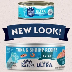 Natural Balance Pet Foods Original Ultra Canned Cat Food Tuna & Shrimp 5.5-oz