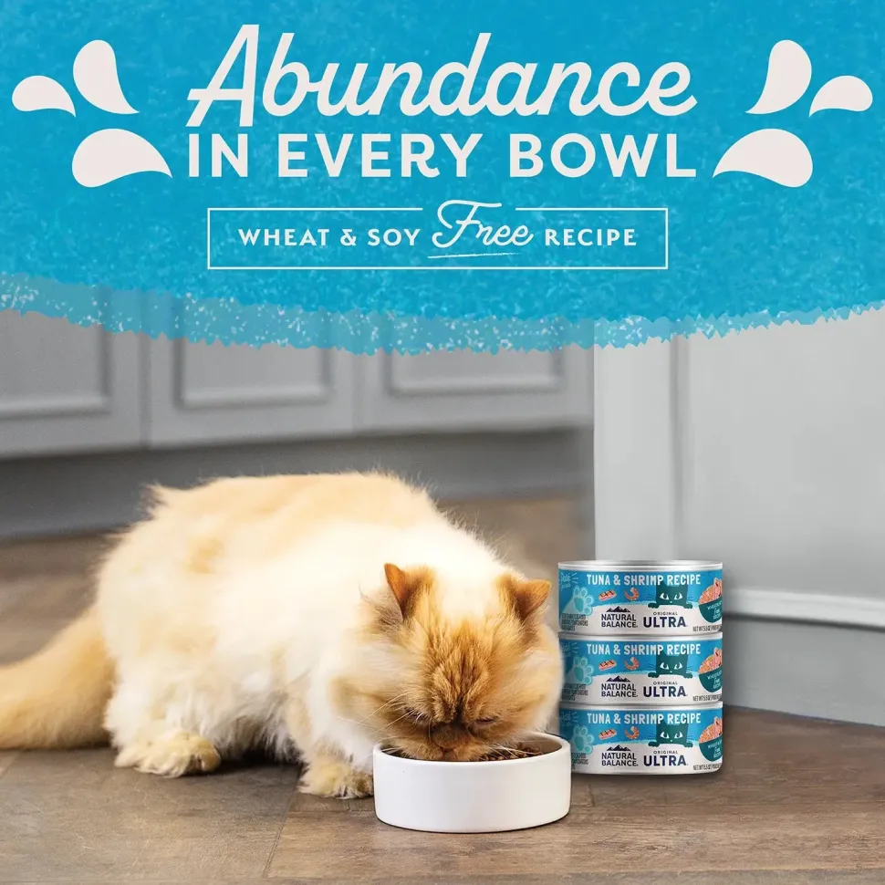 Natural Balance Pet Foods Original Ultra Canned Cat Food Tuna & Shrimp 5.5-oz