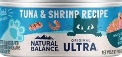 Natural Balance Pet Foods Original Ultra Canned Cat Food Tuna & Shrimp 5.5-oz