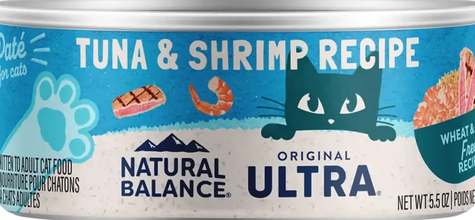Natural Balance Pet Foods Original Ultra Canned Cat Food Tuna & Shrimp 5.5-oz