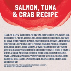 Natural Balance Pet Foods Original Ultra Platefulls Morsels in Gravy Wet Cat Food Salmon Tuna & Crab 3-oz