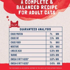 Natural Balance Pet Foods Original Ultra Platefulls Morsels in Gravy Wet Cat Food Salmon Tuna & Crab 3-oz