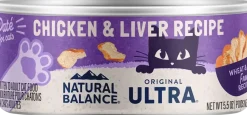 Natural Balance Pet Foods Original Ultra Canned Cat Food Chicken & Liver 5.5-oz