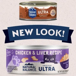 Natural Balance Pet Foods Original Ultra Canned Cat Food Chicken & Liver 5.5-oz
