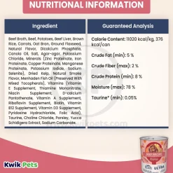 Natural Balance Pet Foods Original Ultra Abundance Canned Dog Food Beef 13-oz