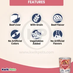 Natural Balance Pet Foods Original Ultra Abundance Canned Dog Food Beef 13-oz
