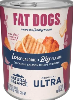 Natural Balance Pet Foods Original Ultra Fat Dogs Canned Dog Food Chicken & Salmon 13-oz
