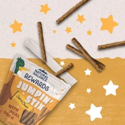 Natural Balance Pet Foods Rewards Jumpin' Stix Soft & Meaty Dog Treats Duck 10-oz