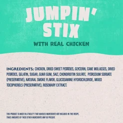 Natural Balance Pet Foods Rewards Jumpin' Stix Soft & Meaty Dog Treats Chicken 10-oz