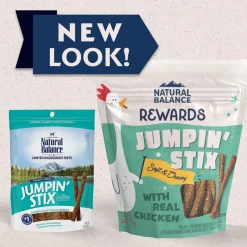 Natural Balance Pet Foods Rewards Jumpin' Stix Soft & Meaty Dog Treats Chicken 10-oz