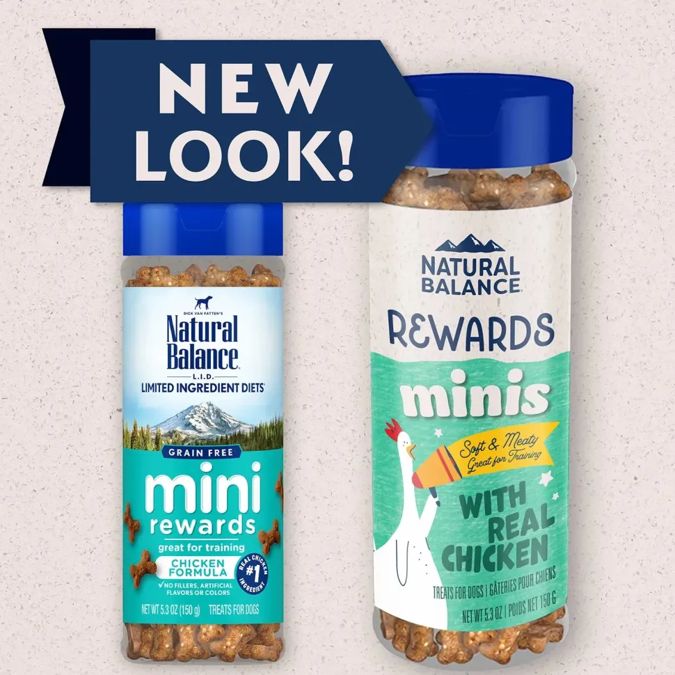 Natural Balance Pet Foods Rewards Minis Soft & Meaty Dog Treats Chicken 5.3-oz