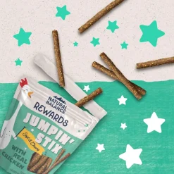 Natural Balance Pet Foods Rewards Jumpin' Stix Soft & Meaty Dog Treats Chicken 4-oz