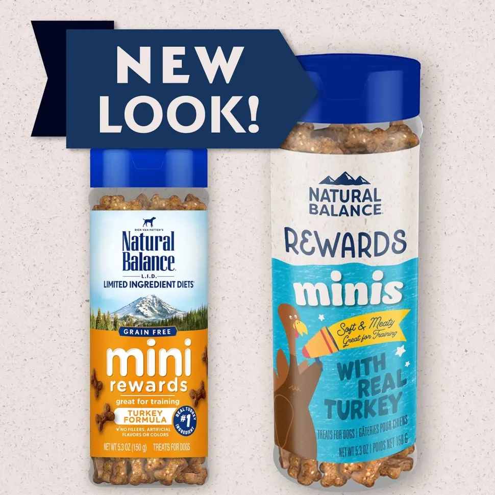 Natural Balance Pet Foods Rewards Minis Soft & Meaty Dog Treats Turkey 5.3-oz