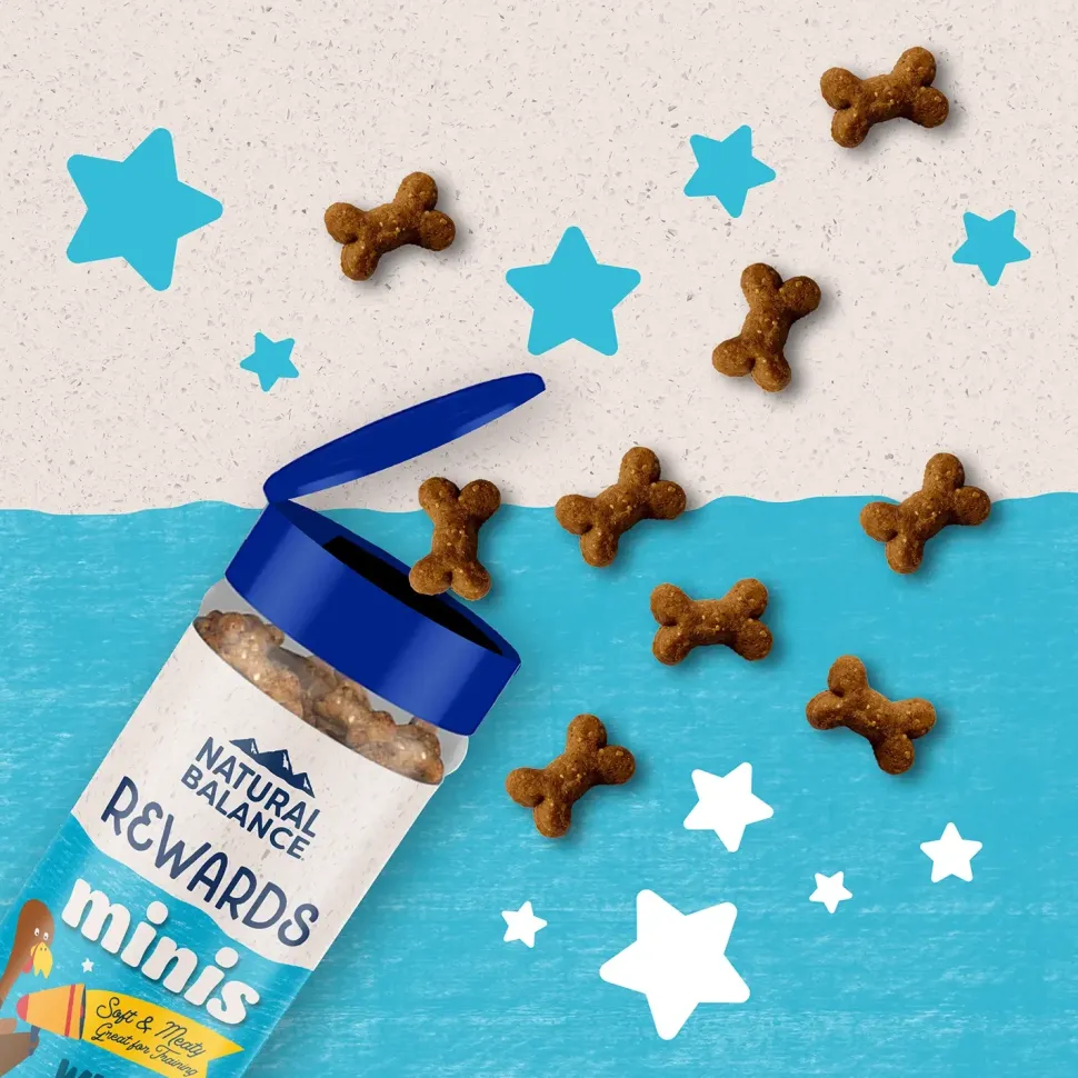 Natural Balance Pet Foods Rewards Minis Soft & Meaty Dog Treats Turkey 5.3-oz