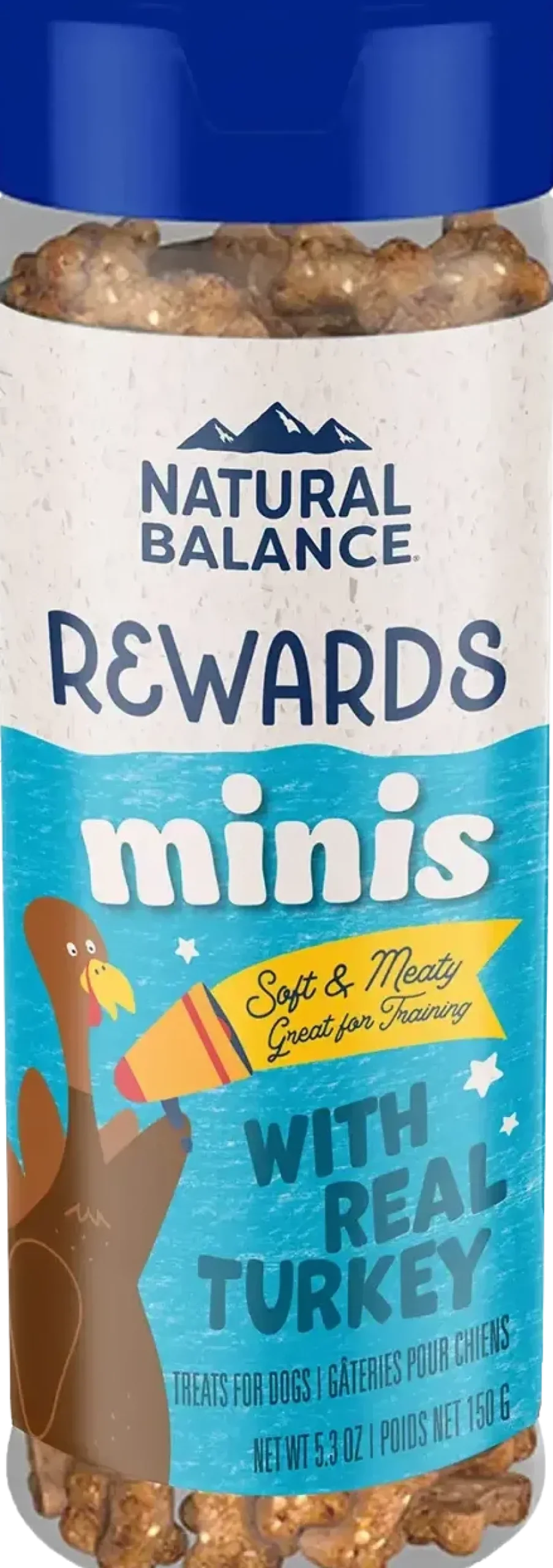 Natural Balance Pet Foods Rewards Minis Soft & Meaty Dog Treats Turkey 5.3-oz
