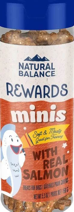 Natural Balance Pet Foods Rewards Minis Soft & Meaty Dog Treats Salmon 5.3-oz