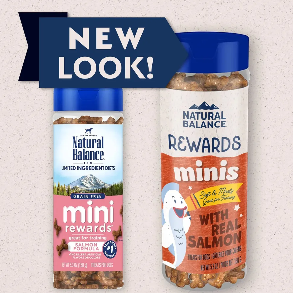 Natural Balance Pet Foods Rewards Minis Soft & Meaty Dog Treats Salmon 5.3-oz