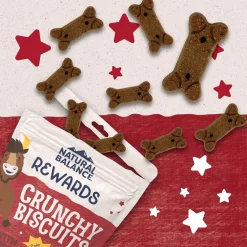 Natural Balance Pet Foods Rewards Crunchy Biscuits Dog Treats Bison 14-oz