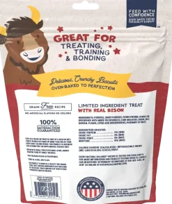 Natural Balance Pet Foods Rewards Crunchy Biscuits Dog Treats Bison 14-oz