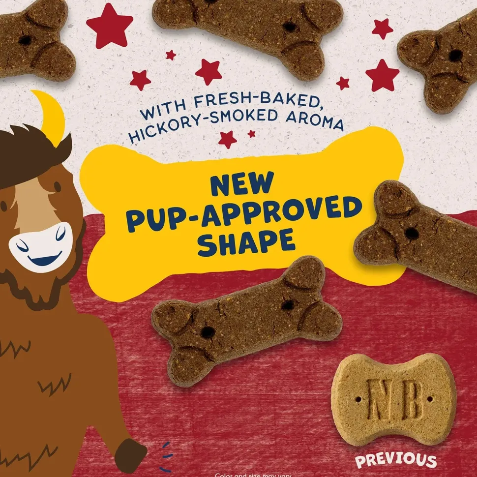 Natural Balance Pet Foods Rewards Crunchy Biscuits Dog Treats Bison 14-oz