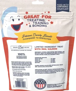 Natural Balance Pet Foods Rewards Crunchy Biscuits Dog Treats Salmon 14-oz