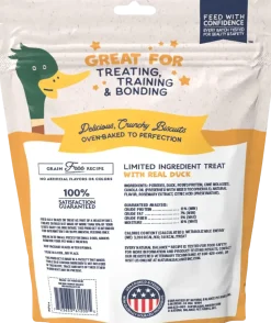 Natural Balance Pet Foods Rewards Crunchy Biscuits Dog Treats Duck 14-oz