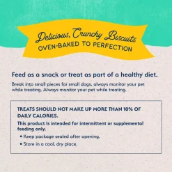 Natural Balance Pet Foods Rewards Bite-Size Crunchy Biscuits Small Breed Dog Treats Chicken 8-oz