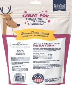 Natural Balance Pet Foods Rewards Crunchy Biscuits Dog Treats Venison 14-oz