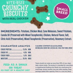 Natural Balance Pet Foods Rewards Crunchy Biscuits Dog Treats Chicken 14-oz