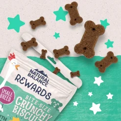 Natural Balance Pet Foods Rewards Crunchy Biscuits Dog Treats Chicken 14-oz