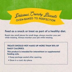 Natural Balance Pet Foods Rewards Bite-Size Crunchy Biscuits Small Breed Dog Treats Peanut Butter 8-oz