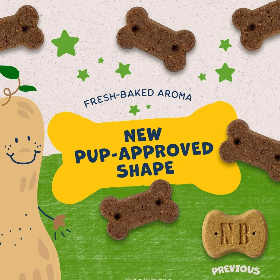 Natural Balance Pet Foods Rewards Bite-Size Crunchy Biscuits Small Breed Dog Treats Peanut Butter 8-oz