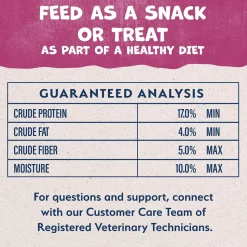 Natural Balance Pet Foods Rewards Bite-Size Crunchy Biscuits Small Breed Dog Treats Venison 8-oz