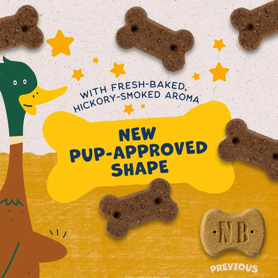 Natural Balance Pet Foods Rewards Bite-Size Crunchy Biscuits Small Breed Dog Treats Duck 8-oz