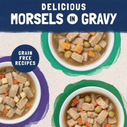 Natural Balance Ultra Platefulls Chicken Morsels in Gravy Adult Wet Cat Food Variety Pack 3-oz Pouches 12 Count
