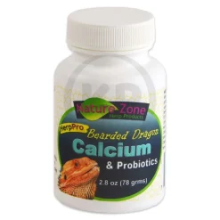 Nature Zone Bearded Dragon Calcium & Probiotics Supplement 2.8-oz