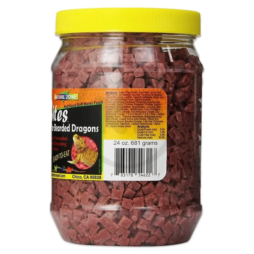 Nature Zone Bearded Dragons Bites Gel Food 24-oz