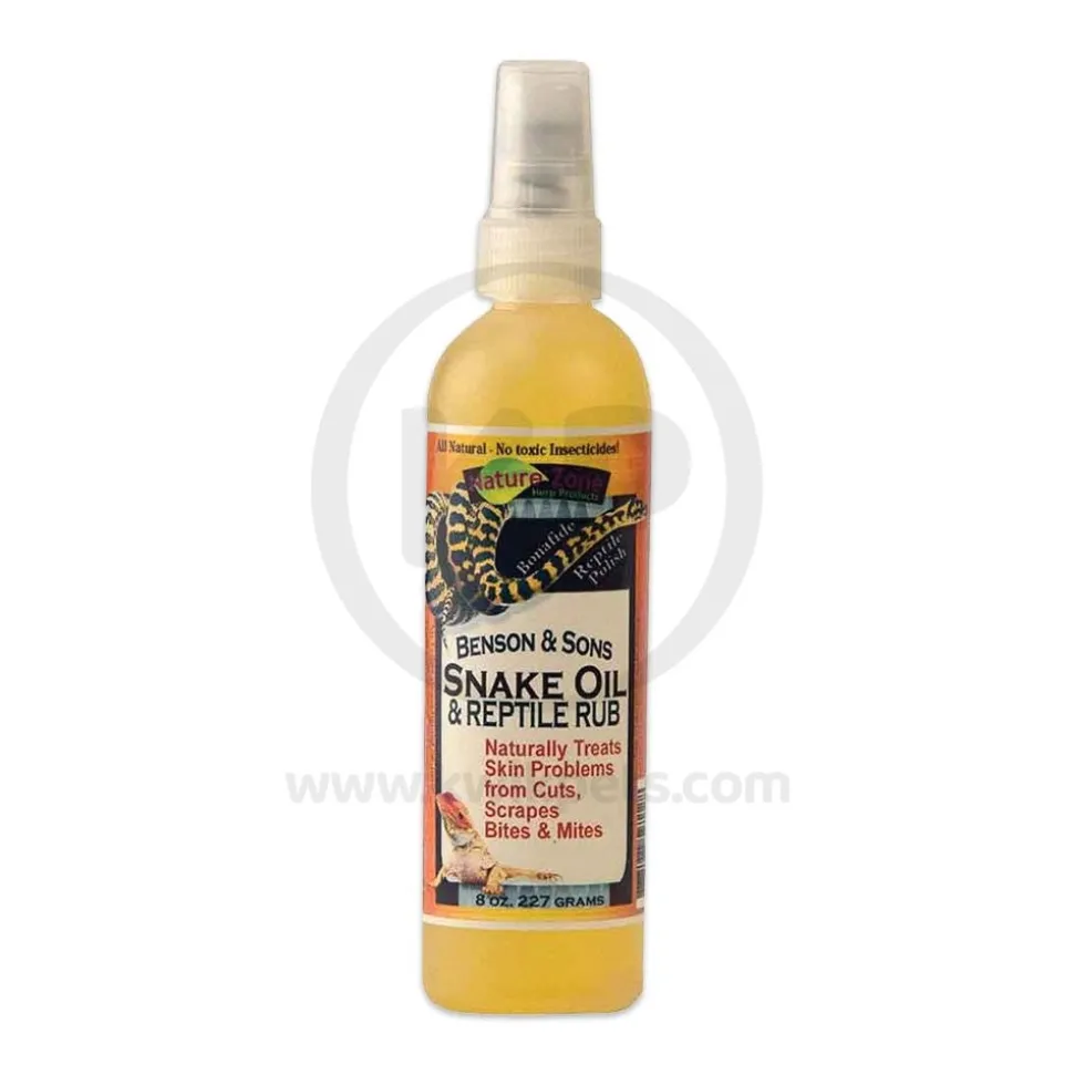 Nature Zone Benson & Sons Snake Oil and Reptile Rub 8-oz